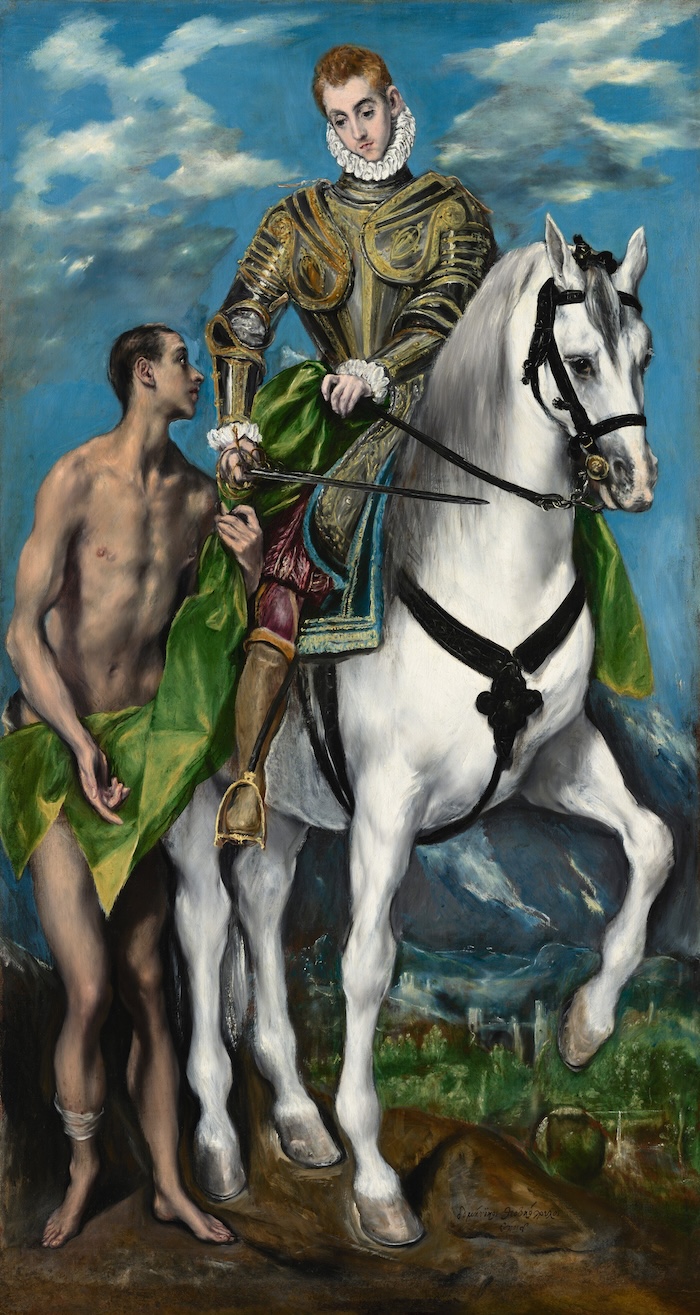 St Martin and the Beggar, 1597-99 by El Greco
