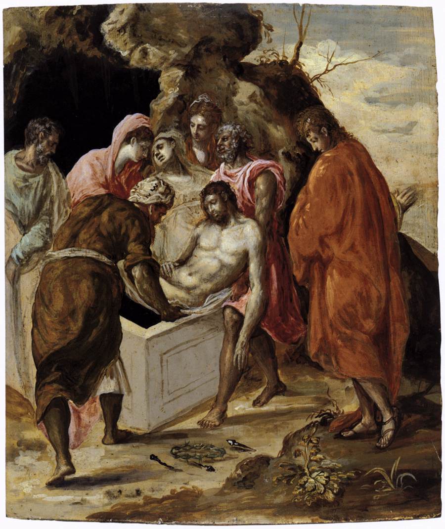 The Entombment of Christ, 1586 by El Greco